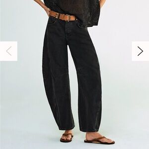 We The Free Good Luck Mid-Rise Barrel Jeans Size 29